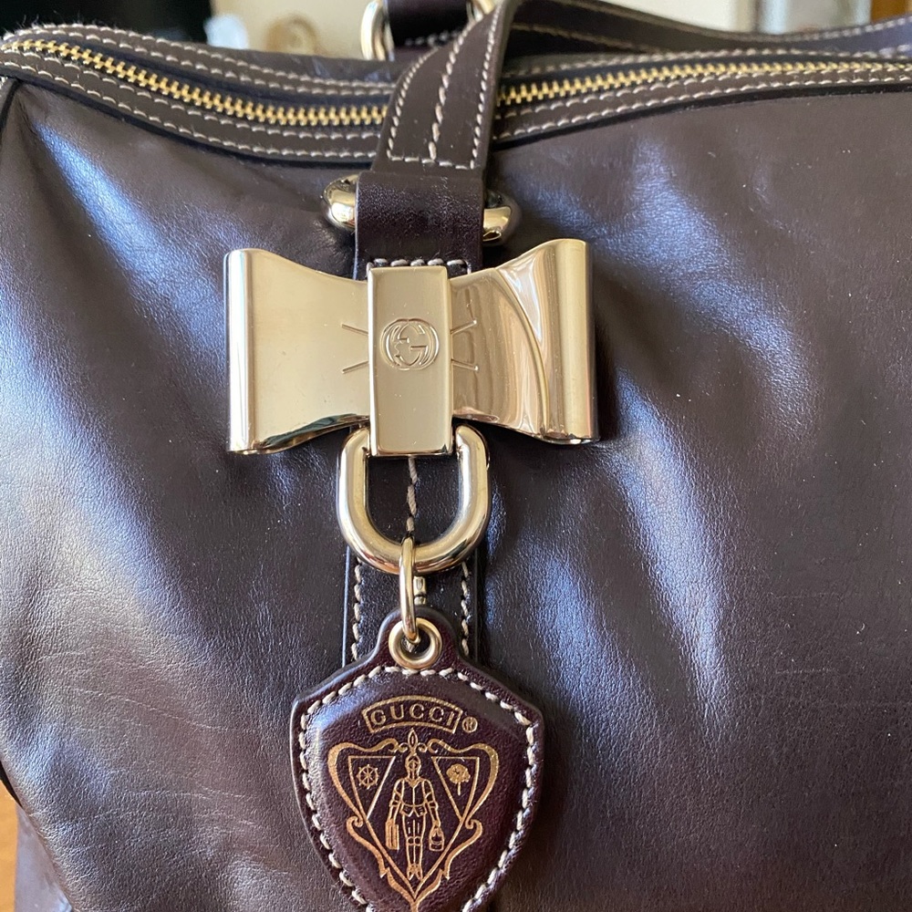 Gucci Leather Bag – Brown Duchessa Boston Bag Medium - 181488 - Picture 10 of 12
